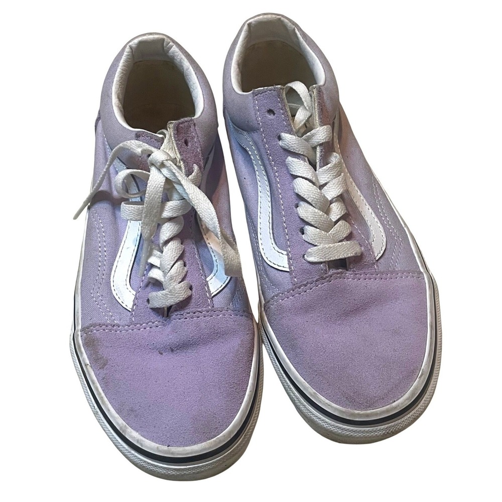 Vans Womens 500714 Athletic‎ Old Skool Sneakers Shoes Purple Size 7